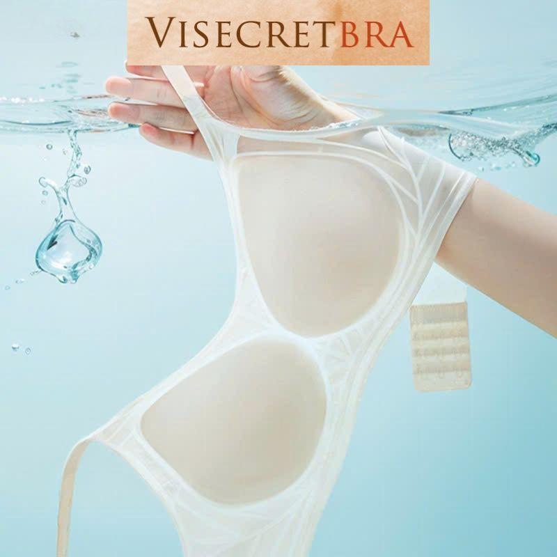 Áo Lót Su Nữ Visecret Bra Nâng Vòng 1 Không Gọng Áo Bra Nữ Chất Su Lạnh Mút Mỏng Không Gọng Thoáng Mát Gom Quả Chống Xệ -- VN240964 Voi