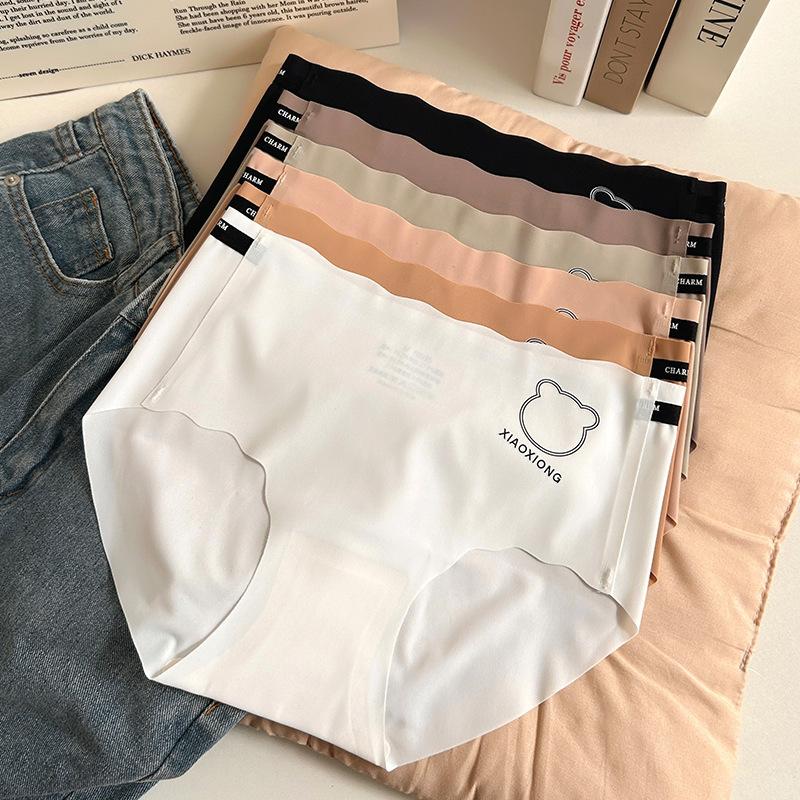 ComBo 10 Quần Lót Nữ Su Su Mặt Gấu Viền Lưng Mỏng Mềm Co Giãn Tốt Không Lộ Viền HÀNG ĐẸP - Women Cotton quần nhỏ lạnh