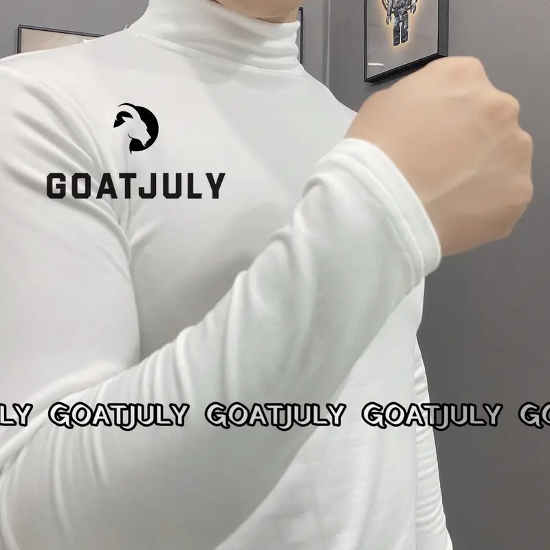 Áo Giữ Nhiệt lót nỉ Nam Nữ "G.O.A.T" | cổ cao, dài tay, mặc ấm áp mùa Đông, co giãn thoải mái 4 chiều. Menswear Nhung 7
