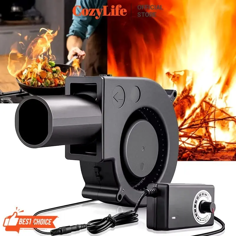 COZYLIFE Kipas Blower Bbq Mini Untuk Kompor Panggangan Outdoor 9733 12v 220v 5500 Rpm kipas sate portable untuk manggang