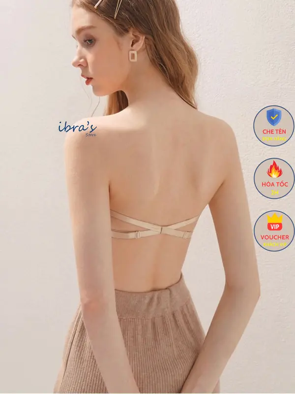 Áo Quây Cài Trước Tạo Khe iBra's Store, Có gọng Có mút 2cm Chống Tuột A62 3