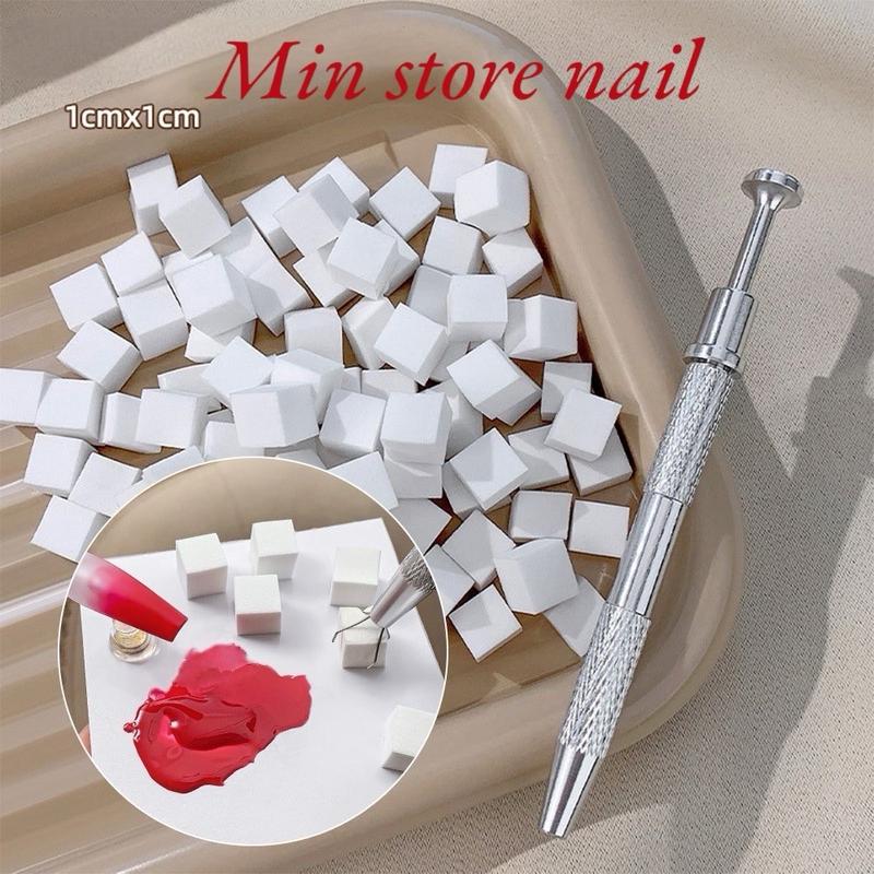 Sét mút dặm ombre cây gắp mút dặm nail cây gắp mút