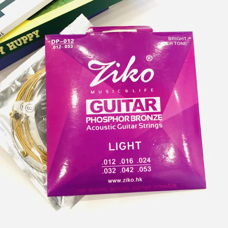 Bộ 6 dây guitar sắt Acoustic Ziko Phospho Brozone các cỡ 10,11,và 12 6