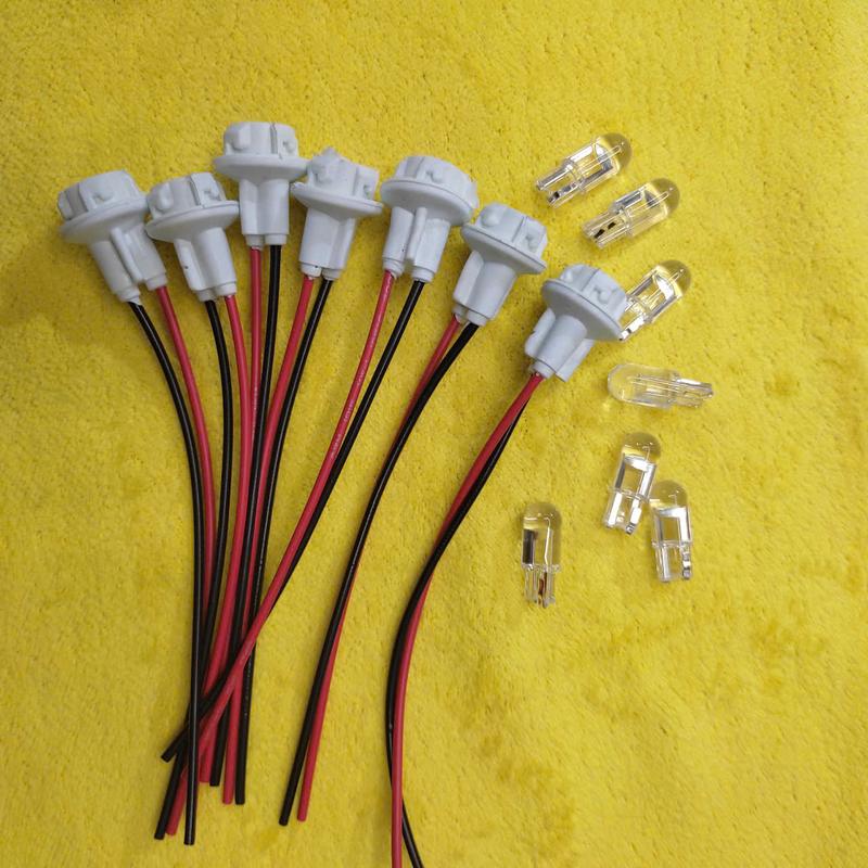 Product Introduction of [VG280] Combo 7 chuôi đèn + 7 đèn LED T10 gắn các dòng xe máy Phụ Kiện Phụ Tùng 0