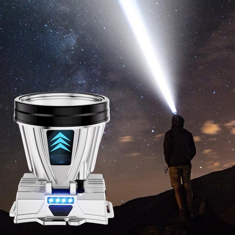 Đèn Led Đội Đầu Siêu Sáng Chống Thấm Nước Có Thể Sạc Lại Tiện Dụng,Đèn Pin Đội Đầu Siêu Sáng