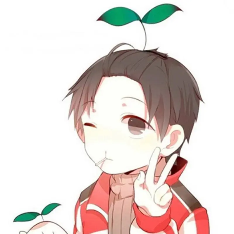 HPDA hairpin sepucuk daun tunas tauge sporut hick jepit rambut cosplay 1