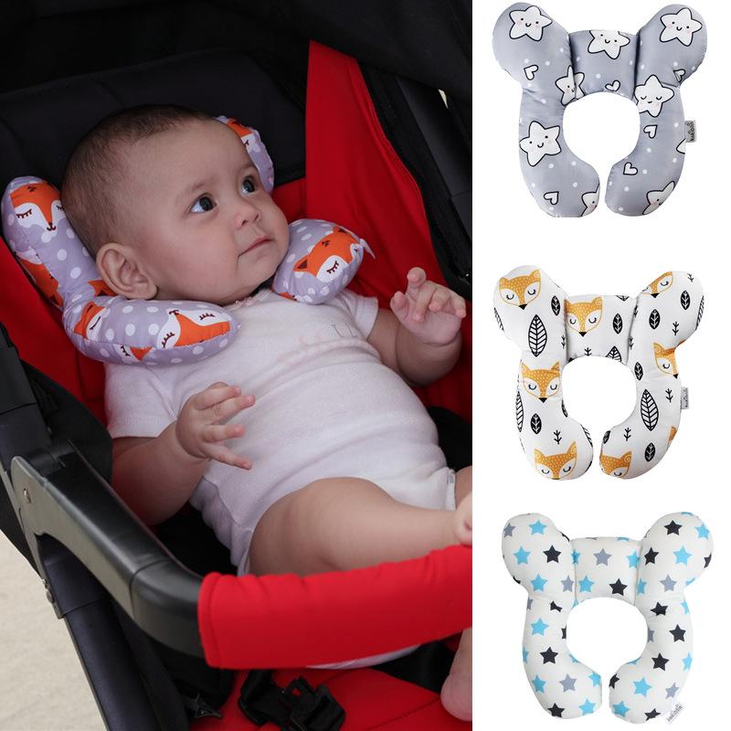 Baby head protector U-shaped pillow Stroller fixed head pillow, car seat sleeping protection head neck pillow wholesale 1