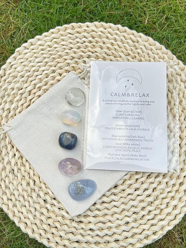 Pocket-sized Calm Crystal Kit, 5-second Stress Relief, Anxiety Soothing & Mind Reset 2