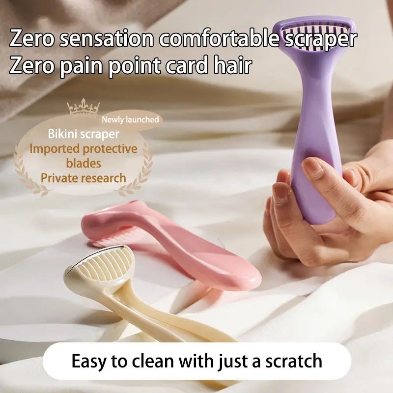 Portable Women Razor For Shaving Bikini Leg Hair Private Body Manual Shaver Use Zero-Sensory Epilator Skin Care
