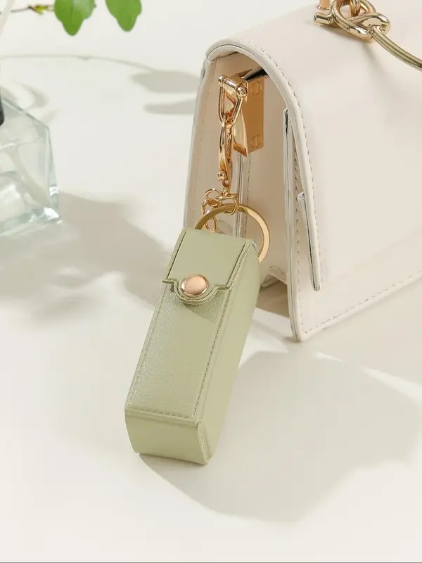 Solid Color Mini Bag Charm with Keychain for Women & Men, Casual and Versatile Bag Charm for Daily Use, Perfect Bag Decoration 7