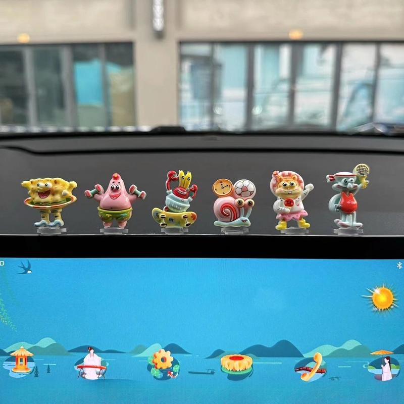 Product Introduction of Hiasan Kereta, Tema SpongeBob, Hiasan Kereta Elektrik, Perhiasan Kecil, Aksesori Kereta, Hiasan Konsol Pusat Kereta, Perhiasan car  accessories watch 0
