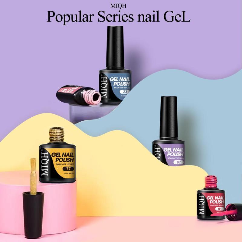 Gel Nail Polish Set, 12pcs/set Soak Off UV LED Semi-permanent Nail Gel Polish, Manicure Varnish DIY Starter Set, Nail Art & Nail Polish for Women 3