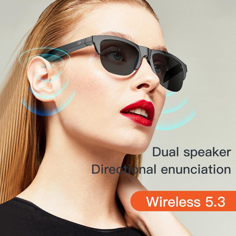 Touch Based Intelligent Bluetooth Glasses with USB Rechargeable For Outdoor Sports Calls Sunglasses Business Wireless Headphones - Image 4