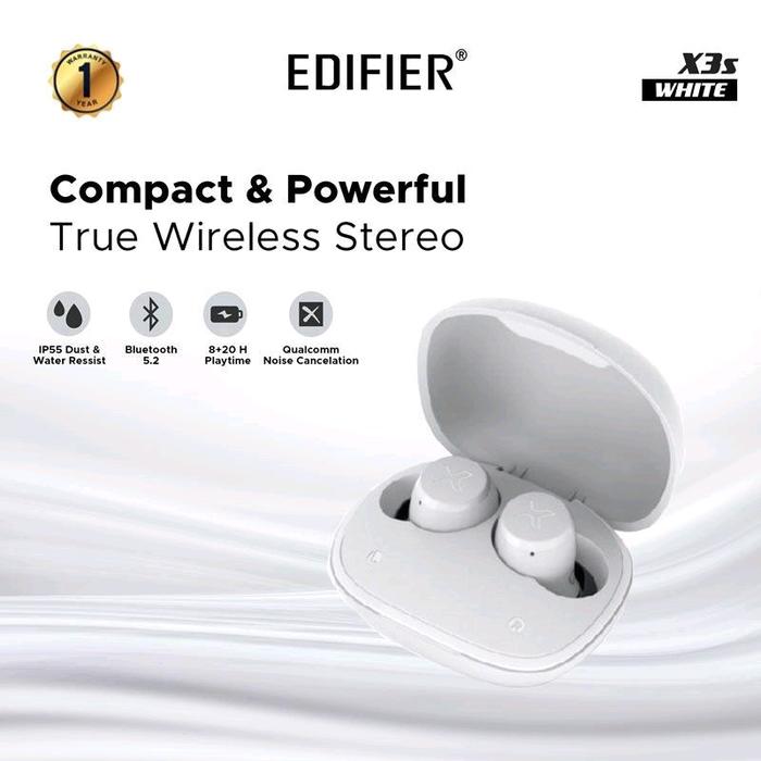 Gambar Edifier TWS X3s True Wireless Stereo Earbuds Bluetooth V 5.0 dari Mantap Baru Kota Tangerang Tokopedia