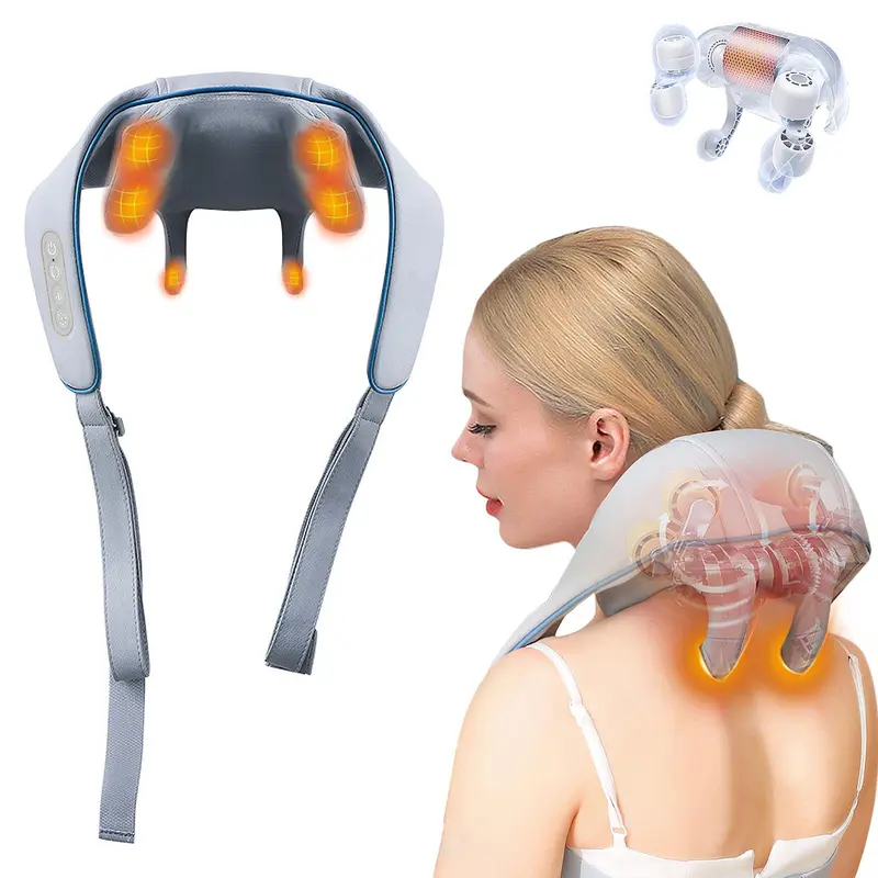 Neck Massager, 1 Count Comfort Massager for Neck, Back & Shoulder for Muscle Relaxation, Stocking Fillers Gift 0
