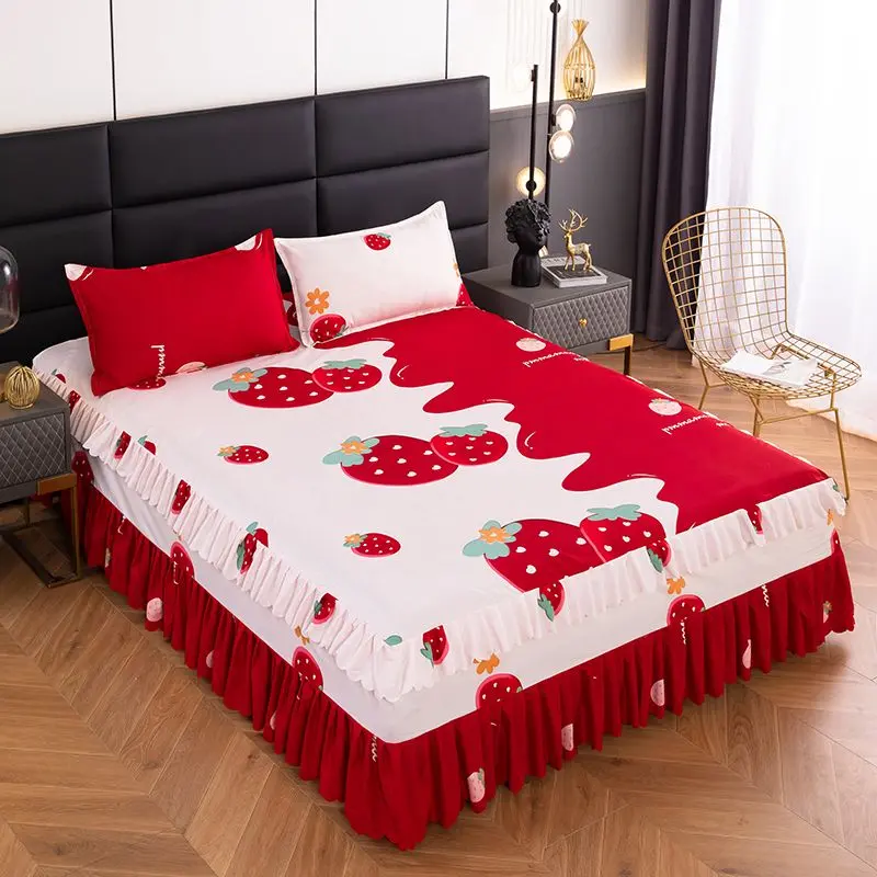 Váy Trải Giường, Một Mặt, Chống Trượt, Vỏ Bảo Vệ Vỏ Ga Trải Giường Simmons Công Chúa, Vỏ Nệm, Vỏ Chăn, Thích Hợp Cho Tất Cả Các Mùa 0
