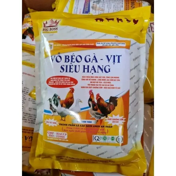Vỗ béo gà vịt, tăng cân, chắc thịt