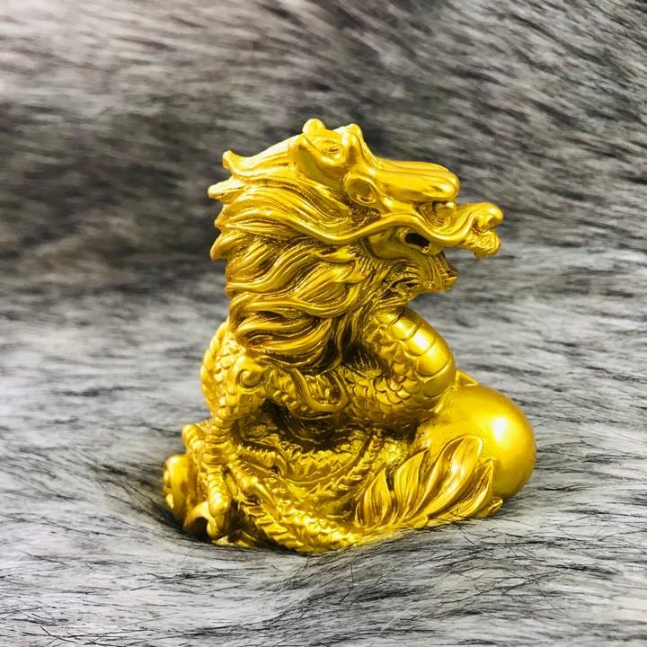 Tượng 12 Con Giáp Vàng Chất liệu nhựa cứng sơn vàng làm đồ trang trí - SP005164