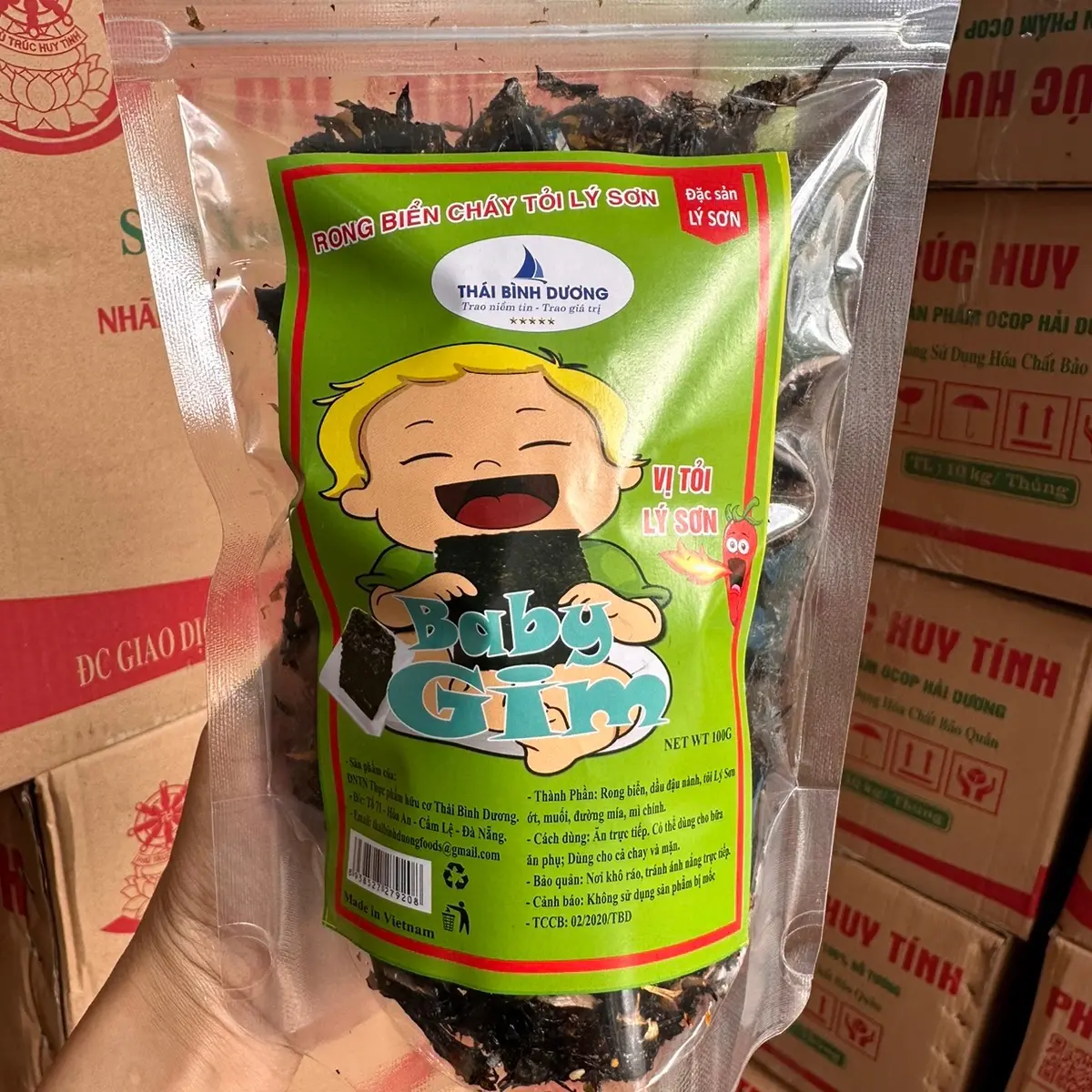 Rong biển sấy tỏi Lý Sơn Đặc Sản Lý Sơn