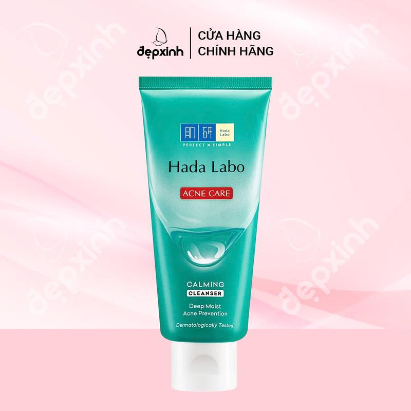  Sữa rửa mặt Hada Labo cho da dầu Hada Labo Acne Care Calming Cleanser 80g 
