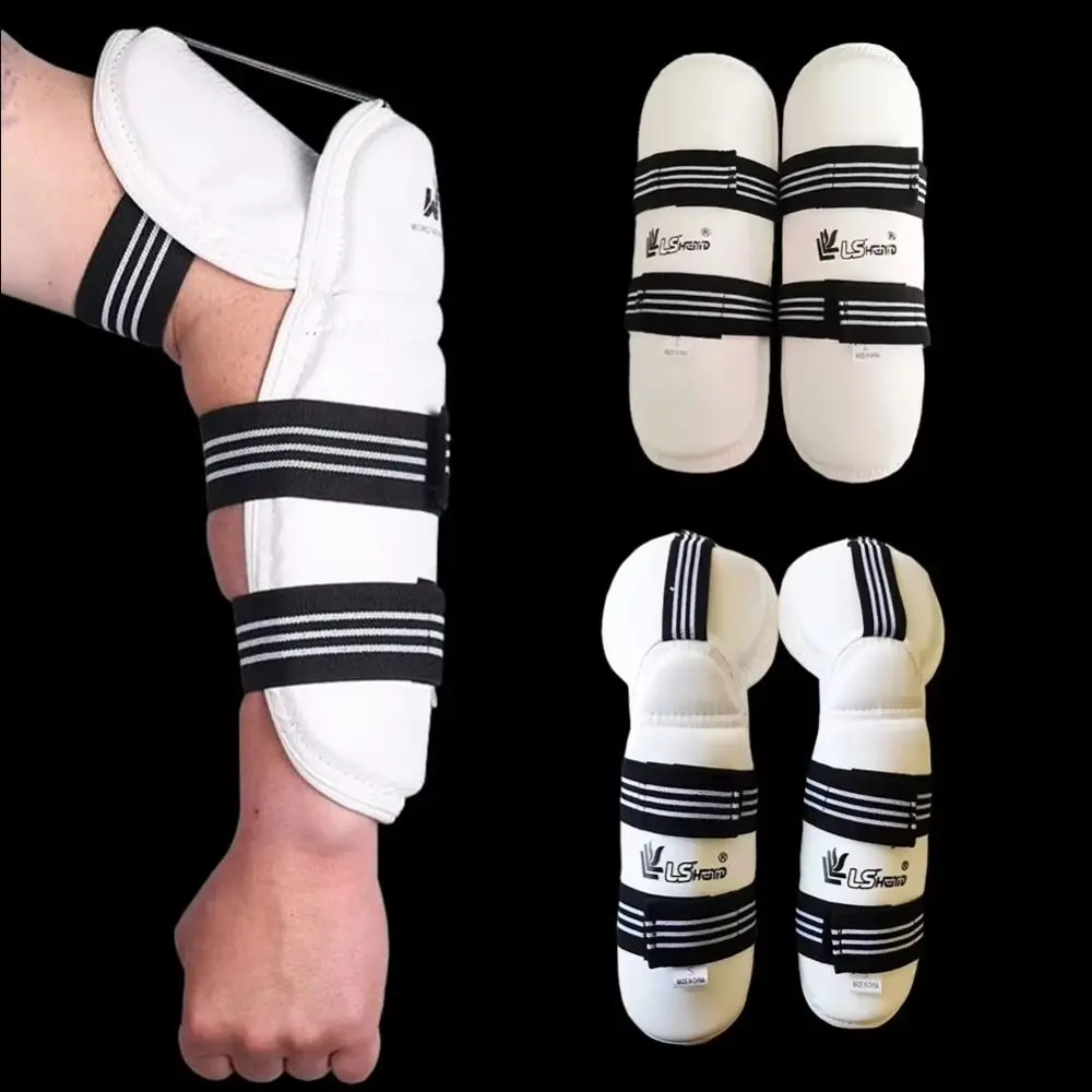 Durable PU Leather Taekwondo Protective Gear Ankle Protection Sports Safety Karate Leg Protection Full Set Comfortable Fighting Arm Guards Muay Thai