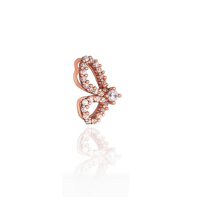 HuyThanhJewelry BTPTB296 Bông tai Vàng 14k Gắn Đá Cz 2
