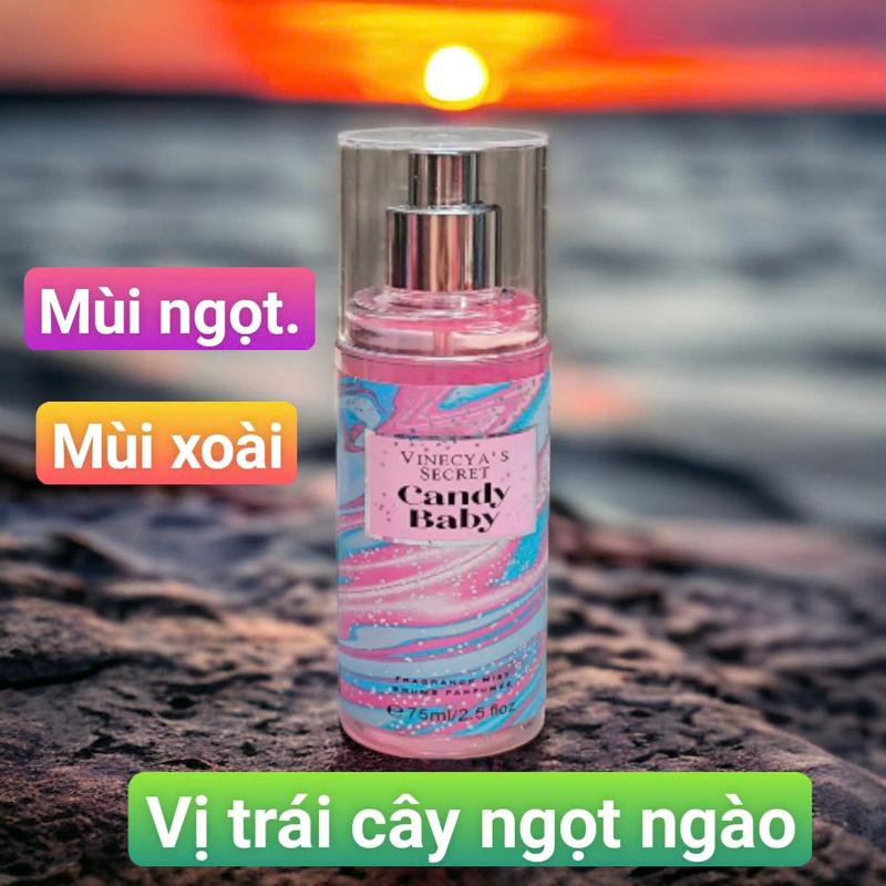 Product Introduction of Xịt Thơm Body Mist Unisex Quyết Rũ Ngọt Ngào Hương Thơm Dài Lâu 75ml 7