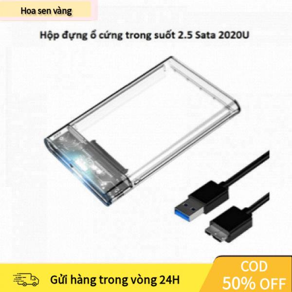Box Ổ Cứng 2.5” Trong Suốt USB 3.0 – SATA III, Cắm Là Nhận, Hỗ Trợ Ổ 2TB, Bảo…