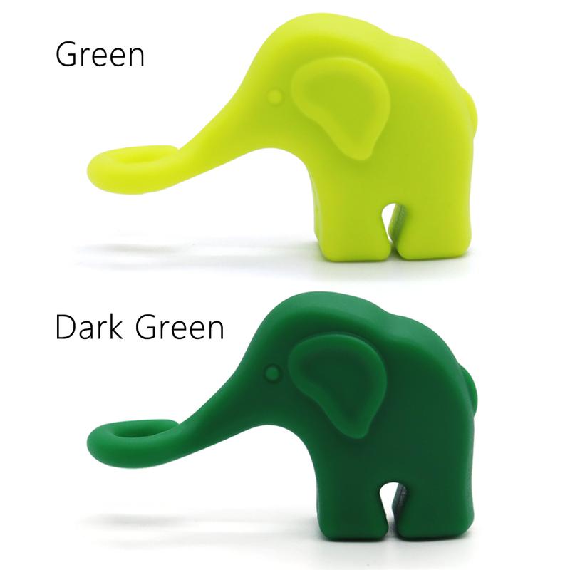Product Introduction of 2pcs/set Cute Animals Plant Support Frame Elephants Durable Green Plant Decorations Silicone Plant Propagation Buddy Floral Supplies 16