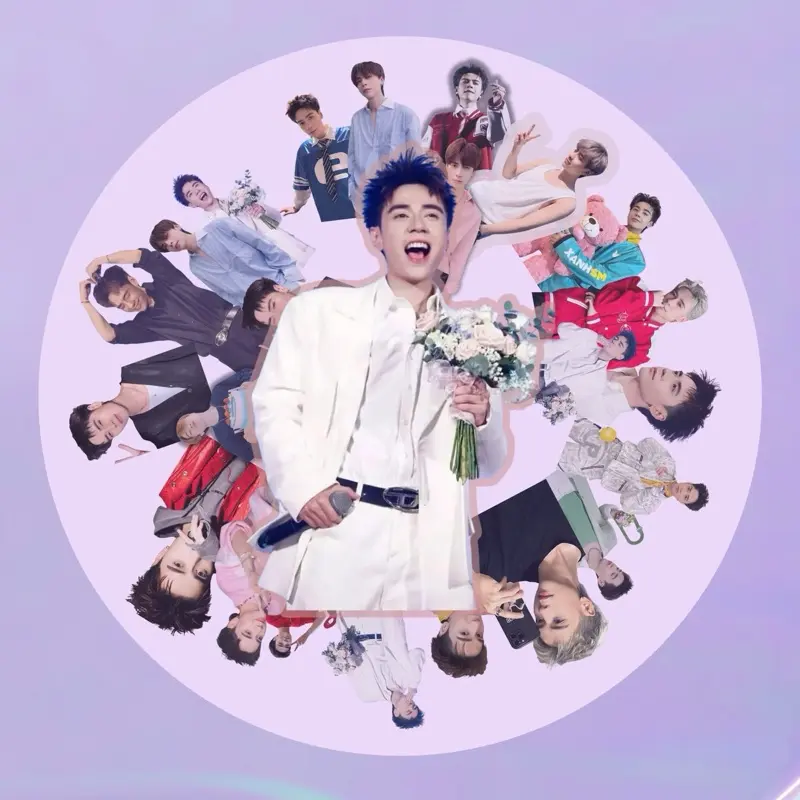 Sticker Anh Trai Say Hi trang trí sổ , dán ốp lưng