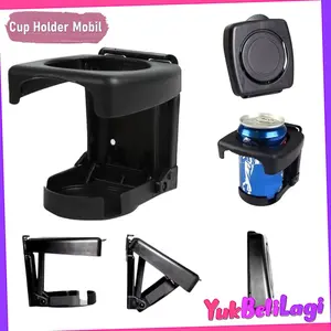 COD YBL BUNDLING 1PCS dan 3PCS MIX WARNA Cup Holder Mobil Dudukan Tempat Minum Gelas 500ml Multifungsi Holder Car Tempat Botol Gelas Mobil Bisa Di Lipat Murah RL-3281