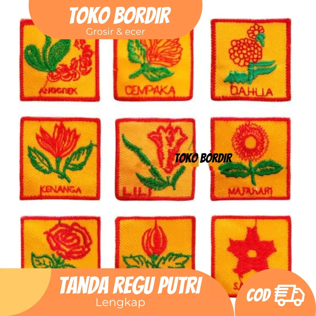 Tanda regu Pramuka putri Tanda regu bunga ( lengkap )