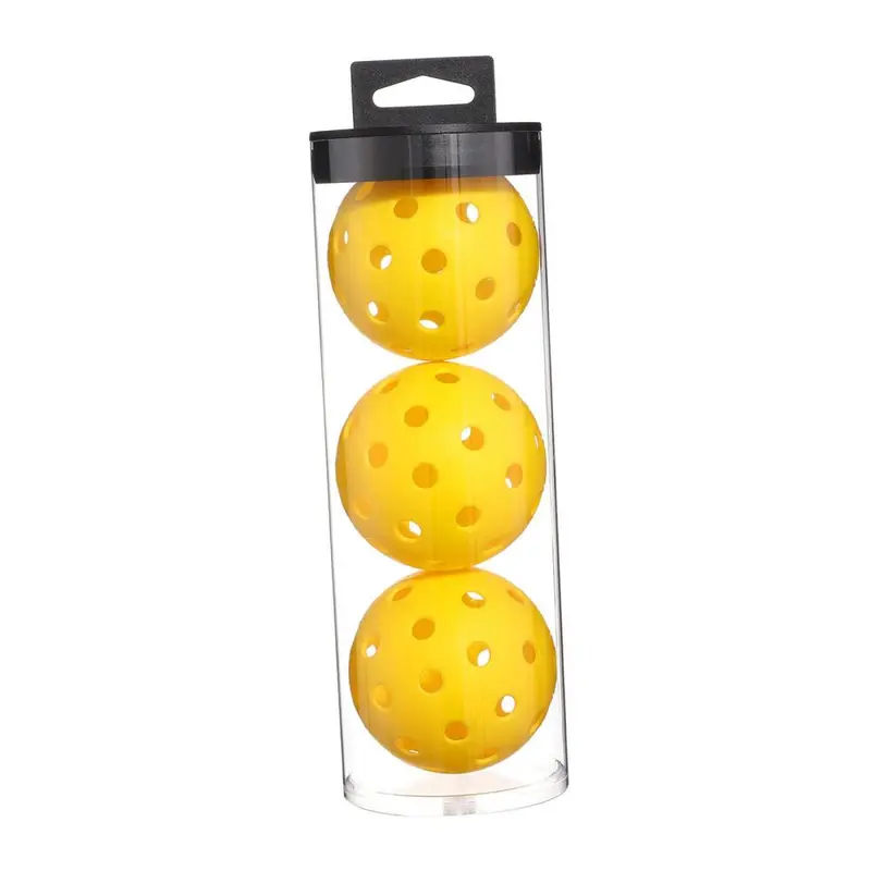 Bóng Pickleball, 3x, Linh hoạt, 74mm, Bóng Pickle chuyên nghiệp, Thích hợp cho sân ngoài trời, Dành cho người lớn, Được chấp thuận cho các giải đấu và đào tạo chơi 6