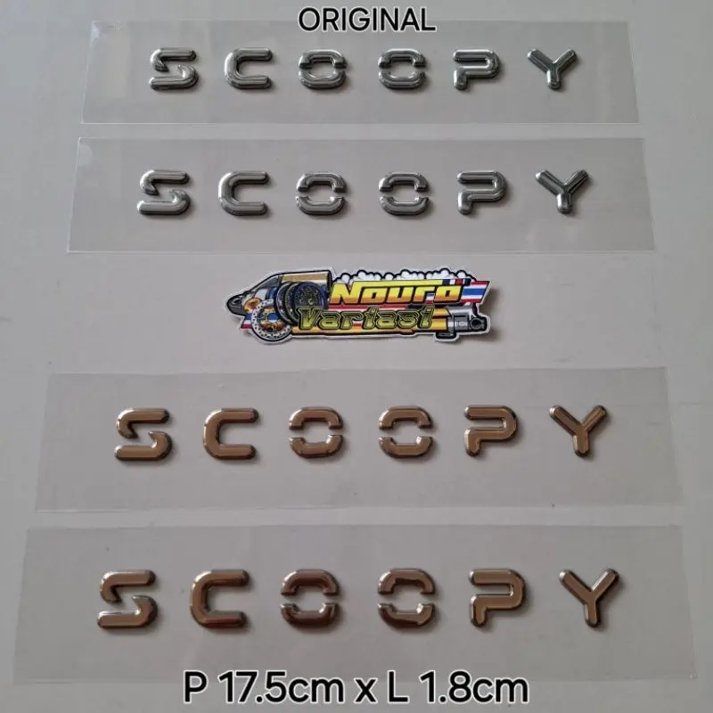 Cs Emblem Honda Scoopy  2024 2025 ori timbul berkualitas
