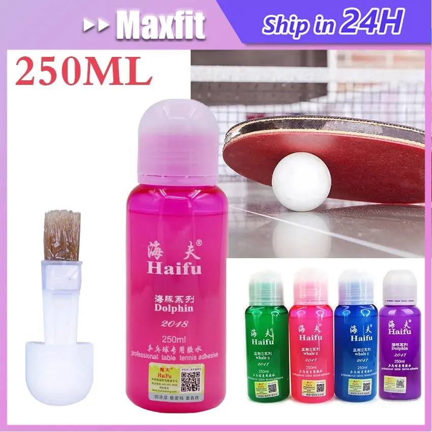 Haifu Dolphin Speed Glue 250ml - Lem Karet Bet Pingpong Lem Karet Bet Tenis Meja