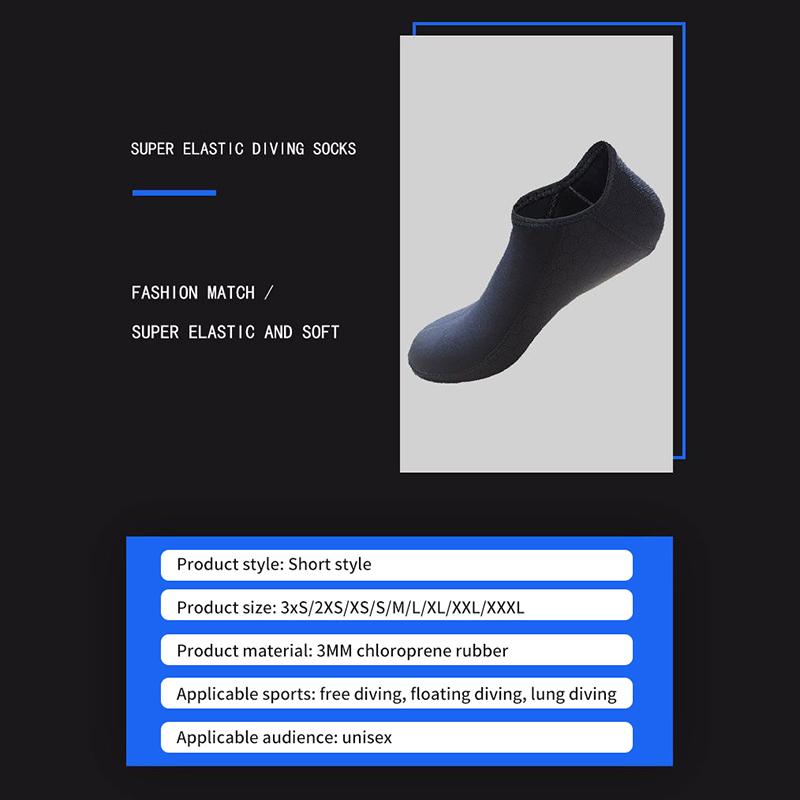 Product Introduction of Swimming Non-Slip Snorkeling Deep Diving Warm Waterproof Beach Socks Shoes 28
