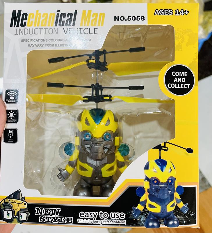 ROBOT BAY CẢM BIẾN TAY - ĐỒ CHƠI TRẺ EM  [ TẶNG KÈM CÁP SẠC ] 2