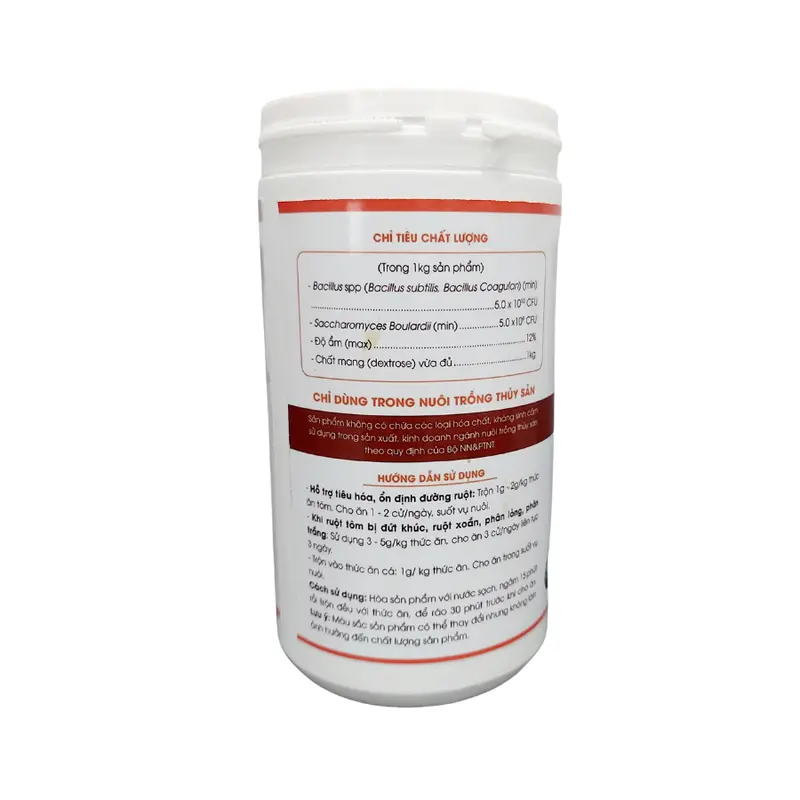 PROBIO YEAST SB+ [454 g/lon] - Men tiêu hóa đậm đặc - Men vi sinh đề kháng với kh.áng si.nh, bổ sung lợi khuẩn đa dạng, tiêu hóa tốt, nong to đường ruột, phòng chống các bệnh rỗng ruột, phân trắng trên tôm. 2