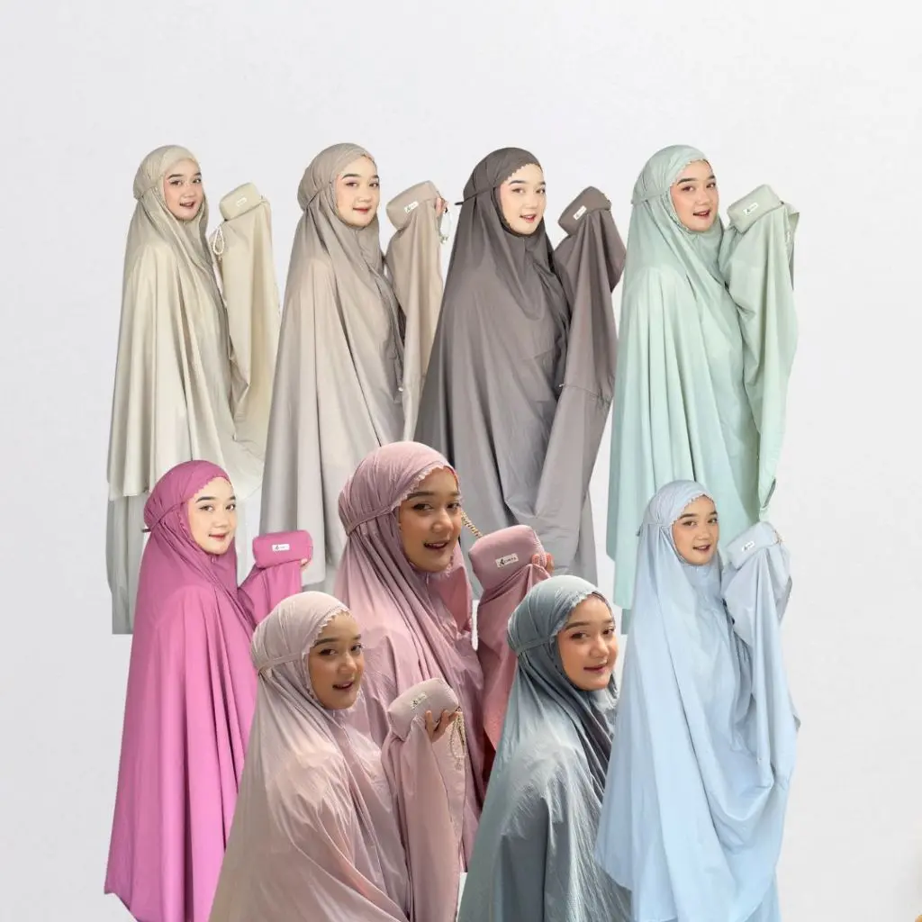 KIMYA ID Mukena Hulya Bahan Parasute Solite Cocok Buat Traveling