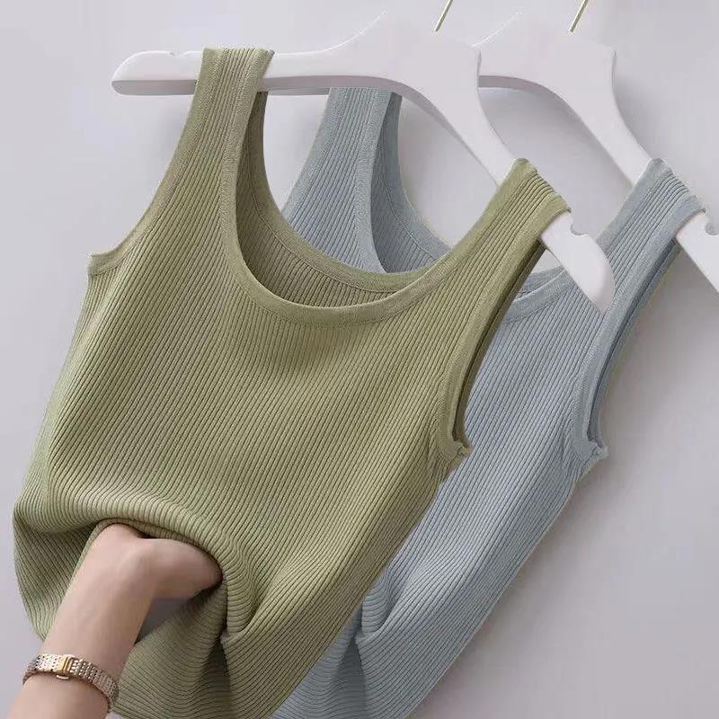 Áo Yếm, Dành Cho Nữ, Ngoại Cỡ, Mỏng Vừa Vặn, Có Thể Mặc Ngoài Trời Và Bên Trong, Áo Sơ Mi Lớp Cơ Sở, Có Sẵn Để Vận Chuyển Thả, 40,00 Kg-100,00 kg 2