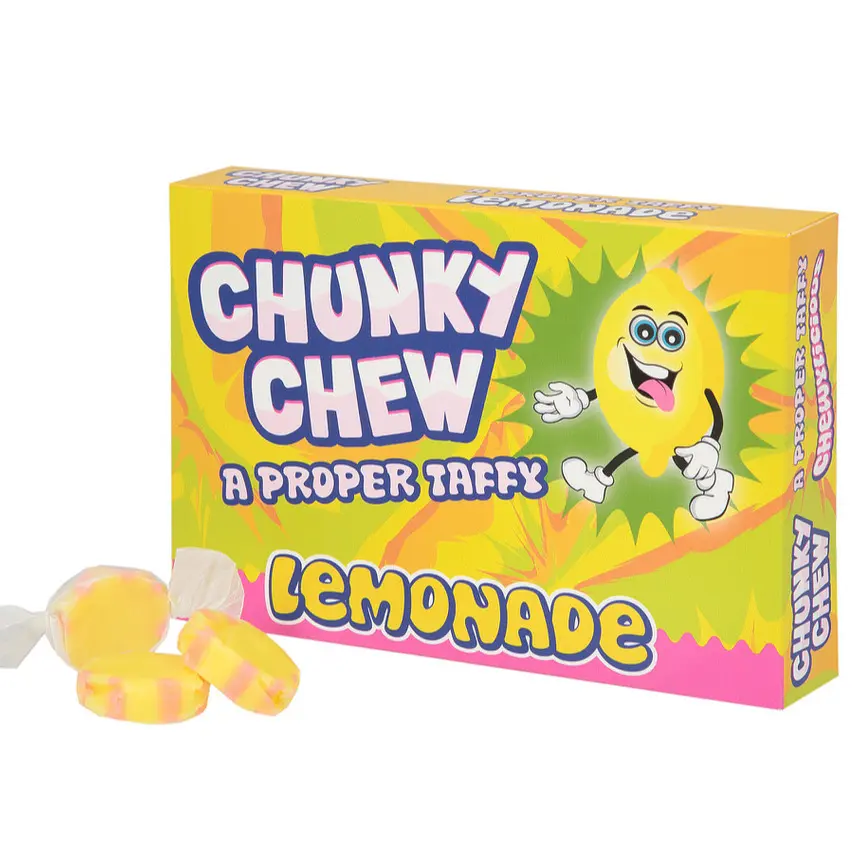 Chunky Chew Lemonade Salt Water Taffy - Handmade in Europe