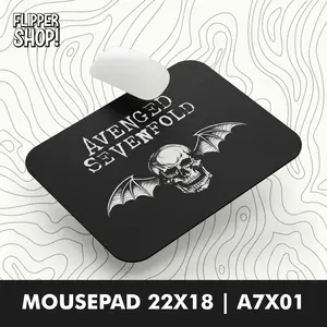 Mousepad Flipper Motif Avenged Sevenfold Band A7x - Anti Slip Premium ukuran 18x22