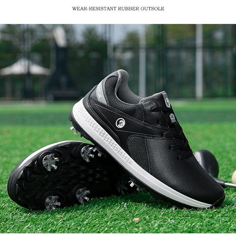 Product Introduction of Foreign Trade Wear-Resistant Men's Shoes Outdoor Leisure Sneaker Comfort Trend Breathable Men's Golf Shoe Shock Absorption Non-Slip Xz25057 23