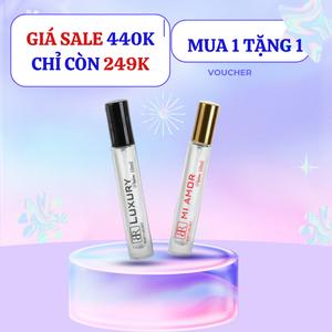 Bộ đôi nước hoa cao cấp Luxury & Mi armor 10ml ,nước hoa thơm sang thơm lâu