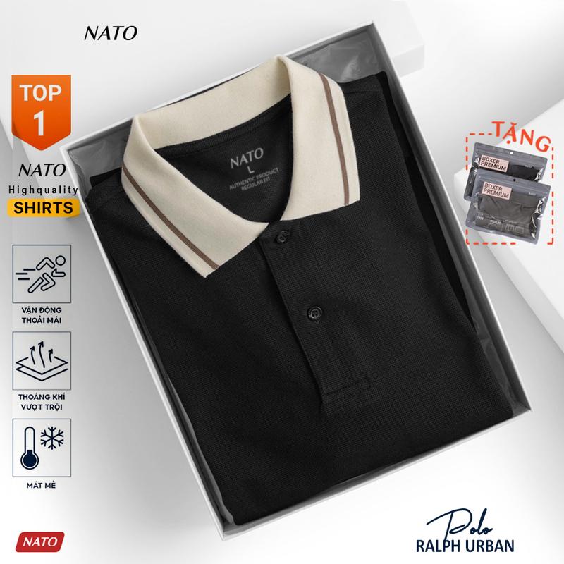 Áo Thun Polo Nam UGO Vải Cotton Cá Sấu Cao Cấp Đẹp Xịn Tay Ngắn Có Cổ Màu Trắng Đen Đỏ Xanh Navy Trơn Họa Tiết NATO Ngắn Tay Menswear Cộc Tay Menswear Cộc Tay