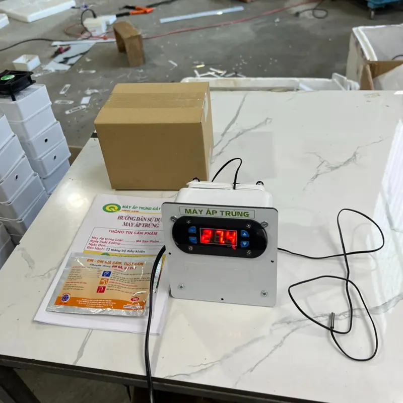 Máy ấp trứng gà tự động nhiệt độ thông minh chạy nhiệt cacbon 2