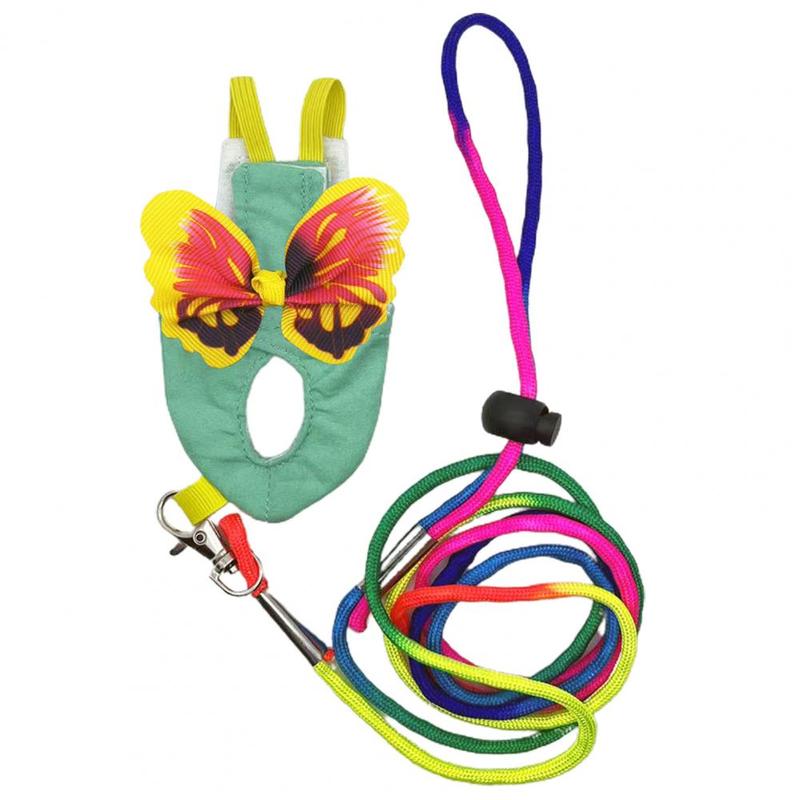 Product Introduction of Parrot Harness Elastic Shoulder Strap Parrot Flight Suit Leak-proof Parrot Flying Vest Parrot Flying Diaper Bird Clothes 5
