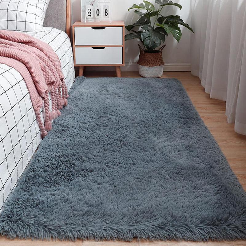 Christmas Area Rug, 1 Count Christmas Decor Durable Floor Rug, Soft Fluffy Floor Carpet, Solid Color Indoor Mat, Living Room Mat, Room Decor 80x160cm/31*62in, Christmas Gifts, Christmas Decorations 3