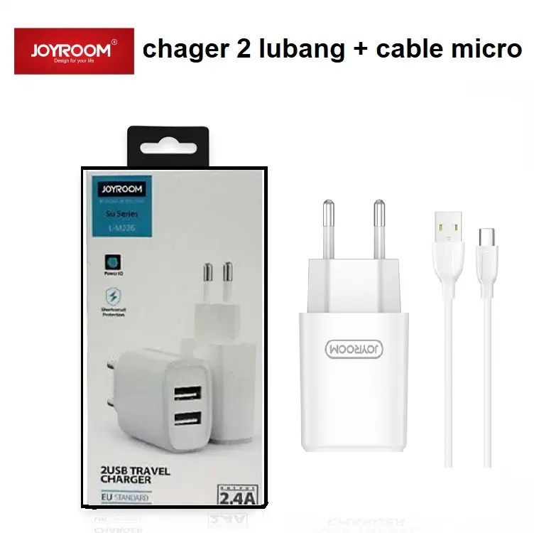 Charger 2.4A   JOYROOM 2USB  L-M226  travel
