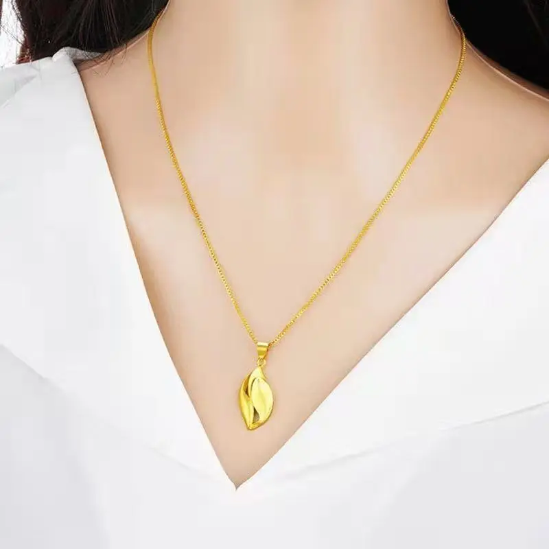 Vòng Cổ Vàng, Dành Cho Phụ Nữ, Dây Chuyền Xương Đòn Mặt Dây Chuyền Tình Yêu Hình Trái Tim Trang Sức Chain Jewelry 6